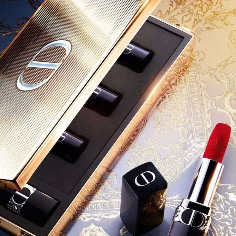 Christian Dior Metallic Minaudière Clutch